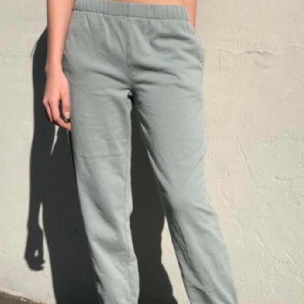 brandy melville sage green sweatpants